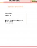 Elementos dimensionales Actividad 3