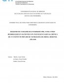 REGISTRO DE CUIDADOS DE ENFERMERÍA PRE, INTRA Y POST HEMODIÁLISIS EN PACIENTES CON INSUFICIENCIA RENAL CRÓNICA