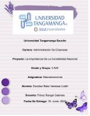 La Importancia De La Contabilidad Nacional