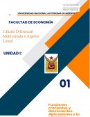 Cálculo multivariado y algebra lineal