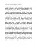 EVOLUCION DEL TRANSPORTE EN VENEZUELA