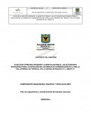 Plan de seguimiento y mantenimiento de Equipos menores