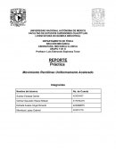 Práctica Movimiento Rectilíneo Uniformemente Acelerado