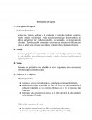 Descripción del negocio