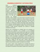 DESARROLLO COGNITIVO Y ACTIVIDAD FÍSICA