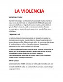 ENSAYO SOBRE LA VIOLENCIA