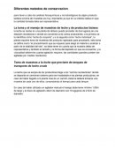 Diferentes metodos de conservacion