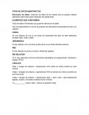 Estructura de Base de Datos