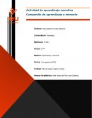 Actividad - Compendio de aprendizaje y memoria