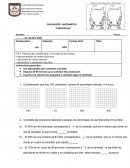 Evaluación de porcentaje