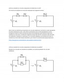 ¿Cómo se estudian los circuitos compuestos de resistencias en serie?