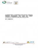 Acuerdos para la convivencia escolar de la Escuela Primaria Bolivariana “Dr. Julio de Armas”