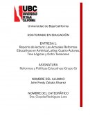 Las Actuales Reformas Educativas en Américas Látina