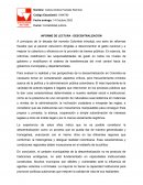 INFORME DE LECTURA - DESCENTRALIZACIÓN