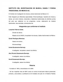 Musica, Danza y Poesia. Página 1