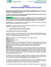 CFE Generación III EPS. Página 1