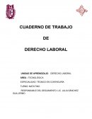 CUADERNO DE TRABAJO DE DERECHO LABORAL
