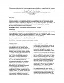 Reconocimiento de instrumentos, precisión y exactitud de estos