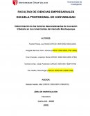 Determinación de los factores desencadenantes de la evasión tributaria en los comerciantes del mercado Moshoqueque