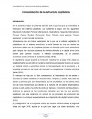 Consolidación de la estructura del Sistema Capitalista