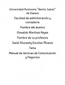 MANUAL DE TECNICAS Y DINAMICAS DE COMUNICACION