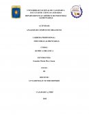 ANALISIS DE COMPUESTO ORGANICOS