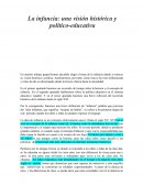 Síntesis_ La infancia una visión histórica y político-educativa