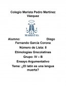 ¿El latín es una lengua muerta?