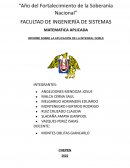 Infrome Aplicacion de la integral doble