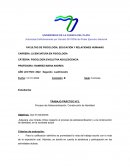 Proceso de Adolescentización. Construcción de Identidad