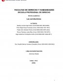 Informe académico: Las servidumbres