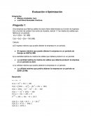 Evaluación 4 Optimización