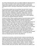 Feria Internacional de Libro en el Instituto Politécnico Nacional