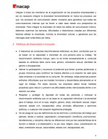 ESPECIFICACIONES TÉCNICAS PARA DESARROLLO INFORME. Página 8