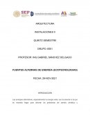 ARQUITECTURA INSTALACIONES II