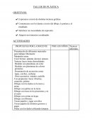 Taller Plastica sala de 3