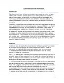﻿Administración de inventarios