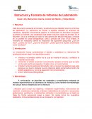 Estructura y Formato de Informes de Laboratorio