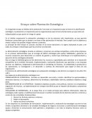 Ensayo sobre Planeación Estratégica