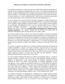 Influencia de la familia en el desarrollo de desórdenes alimenticios