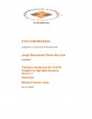 Tiempos modernos de Charlie Chaplin la dignidad humana