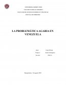LA PROBLEMÁTICA AGARIA EN VENEZUELA
