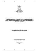 ¿Qué utilidad tiene el cálculo en mi vida profesional?