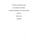 El crimen como problema social