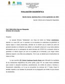 Informe de la Evaluación Diagnóstica