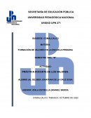 Actividad: práctica docente de los valores