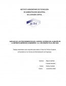 ANÁLISIS DE LOS PROCEDIMIENTOS DEL CONTROL INTERNO DEL ALMACÉN EN LA IMPRENTA IMPRESOS COSMORPINT, C.A. CON RESPECTO AL AÑO 2022