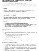 EL TRIBUNAL CONSTITUCIONAL. REFORMA DE LA CONSTITUCION