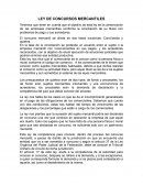 LEY DE CONCURSOS MERCANTILES