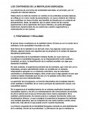 LOS CONTENIDOS DE LA MENTALIDAD BURGUESA